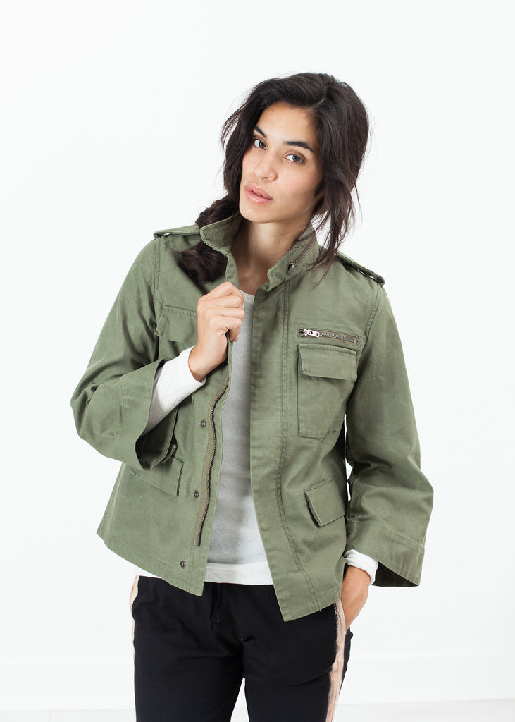 Big Army Jacket in Olive – Contoso Fashion